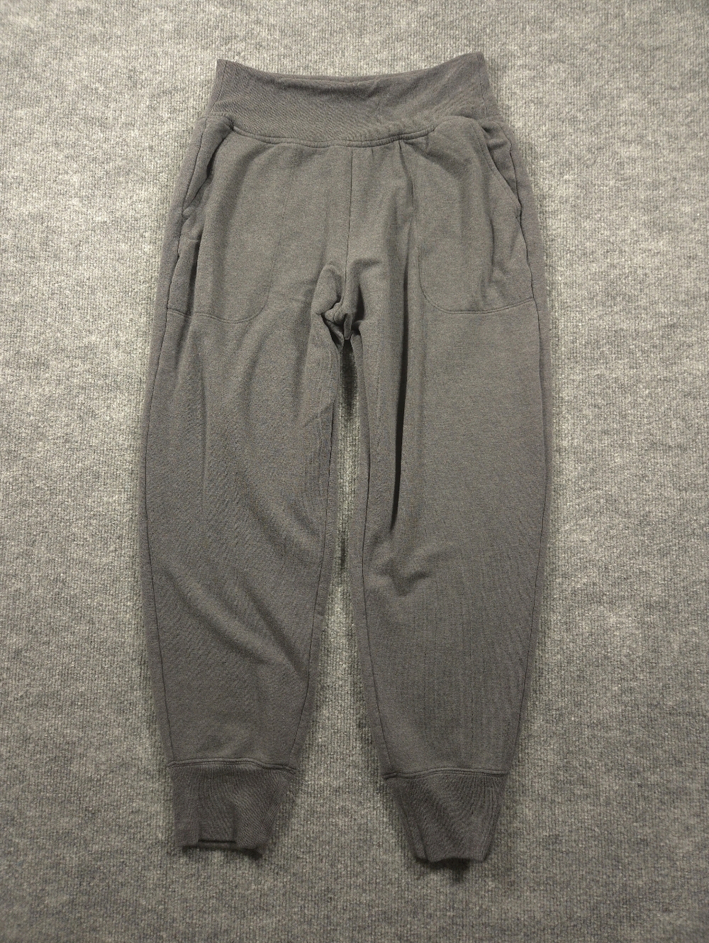 Athleta Coaster‎ Luxe High Rise Jogger Heathered Charcoal Gray Medium